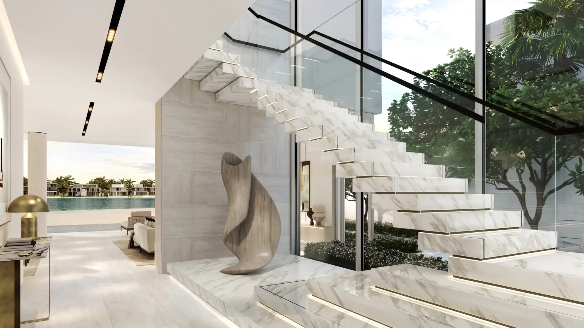 07-BV-G Rendering - Interior Staircase
