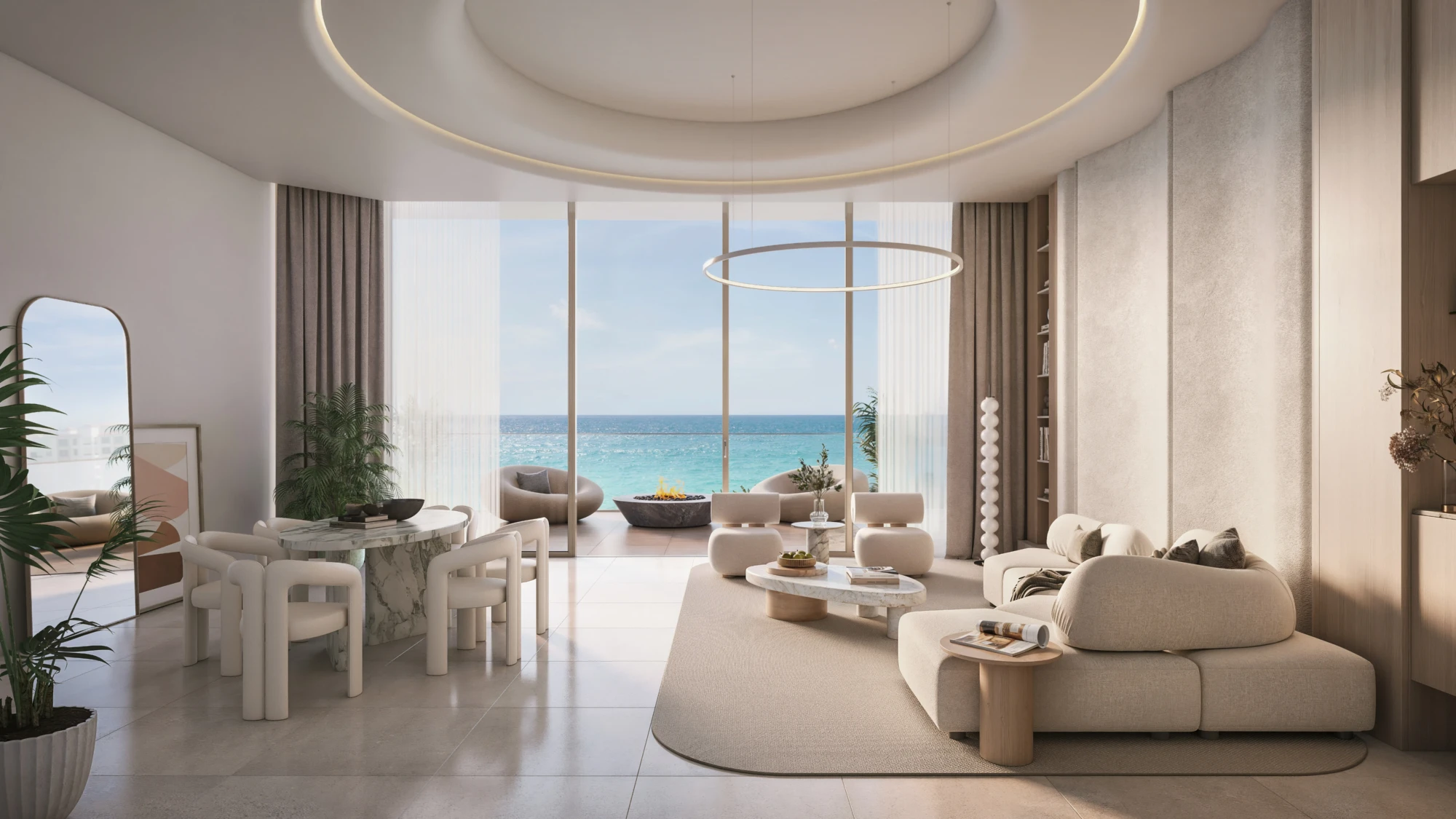 OYSTRA 3BHK DINING-LIVING 01